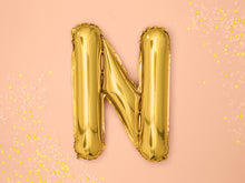 Load image into Gallery viewer, Gold Foil balloon Letter &#39;&#39;N&#39;&#39;
