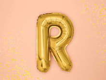 Load image into Gallery viewer, Gold Foil balloon Letter ''R''
