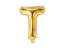 Load image into Gallery viewer, Gold Foil balloon Letter ''T''

