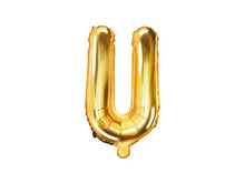Load image into Gallery viewer, Gold Foil balloon Letter ''U''
