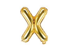 Load image into Gallery viewer, Gold Foil balloon Letter &#39;&#39;X&#39;&#39;
