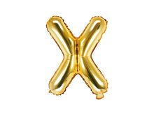 Load image into Gallery viewer, Gold Foil balloon Letter ''X''
