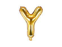 Load image into Gallery viewer, Gold Foil balloon Letter &#39;Y&#39;
