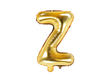 Load image into Gallery viewer, Gold Foil balloon Letter 'Z'
