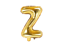 Load image into Gallery viewer, Gold Foil balloon Letter &#39;Z&#39;
