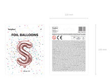 Load image into Gallery viewer, Rose Gold Foil balloon Letter ''S''
