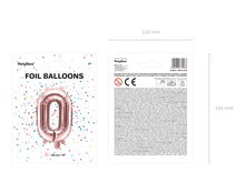 Load image into Gallery viewer, Rose Gold Foil balloon Letter &#39;&#39;O&#39;&#39;
