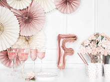 Load image into Gallery viewer, Rose Gold Foil balloon Letter &#39;F&#39;
