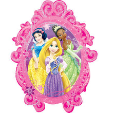 Load image into Gallery viewer, 31 Inch Disney Princess Frame Super Shape Helium Balloon
