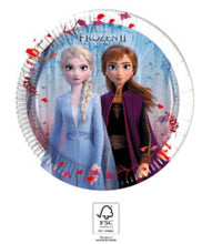 Load image into Gallery viewer, Disney Frozen 2 FSC Paper Dessert Plates - 8pc (Plastic Free)
