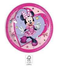 Load image into Gallery viewer, Minnie Mouse FSC Paper Plates - 20cm (Plastic Free)
