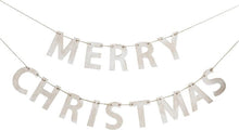 Load image into Gallery viewer, Ginger Ray Merry Christmas Wooden Bunting
