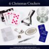 Load image into Gallery viewer, Christmas Crackers (6ct) Large - Red &amp; White
