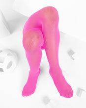 Load image into Gallery viewer, Childs Pink Fishnet Tights Age 2-5 Yrs
