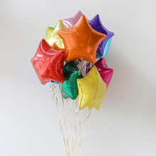 Load image into Gallery viewer, Rainbow Foil Star Bunch - Bouquet of 9
