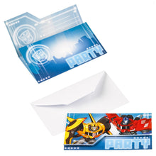 Load image into Gallery viewer, Transformers Invitations 8 Pack

