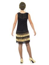 Load image into Gallery viewer, 20s Fringed Flapper Costume, Black
