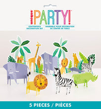 Load image into Gallery viewer, Animal Safari Centrepiece - 5 Pieces
