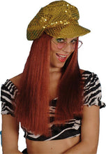 Load image into Gallery viewer, Gold Sequined Disco Hat
