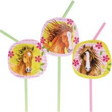 Load image into Gallery viewer, Horse Party Straws - 8pcs
