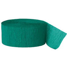 Load image into Gallery viewer, Emerald Green Crepe Streamer, 81 ft

