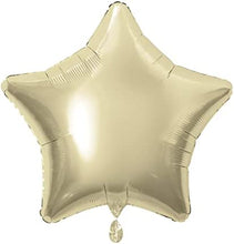Load image into Gallery viewer, White Gold Star Foil Balloon  - 20&quot;
