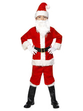 Load image into Gallery viewer, Deluxe Santa Costume &amp; Beard, Red
