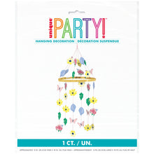 Load image into Gallery viewer, Pastel Floral Paper Chandelier Decoration
