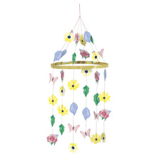 Load image into Gallery viewer, Pastel Floral Paper Chandelier Decoration
