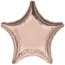 Load image into Gallery viewer, Solid Star Foil Balloon 20&quot; - Rose Gold
