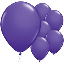 Load image into Gallery viewer, Pack of 12" Latex Balloons, 50ct - Crystal Midnight Purple
