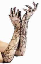 Load image into Gallery viewer, Spiderweb Lace Gloves
