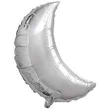 Load image into Gallery viewer, Moon Shaped Foil Balloon 23.5&quot;
