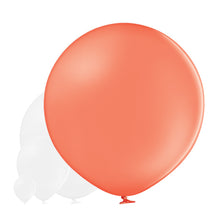 Load image into Gallery viewer, 24&quot; Latex Balloon - Clear Balloon With A Hint Of Coral
