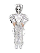 Load image into Gallery viewer, Doctor Who Cyberman Robot Kids Costume
