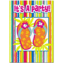 Load image into Gallery viewer, Flip Flop Party Invitations (8pk)
