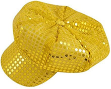Load image into Gallery viewer, Gold Sequined Disco Hat
