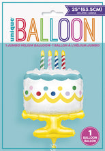 Load image into Gallery viewer, Giant Birthday Cake Foil Balloon - 25&quot;
