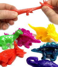 Load image into Gallery viewer, Stretch Dinosaurs (6-7cm) 6 Assorted Designs

