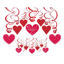 Load image into Gallery viewer, Valentines Day, Swirl Decorations (30 pcs)
