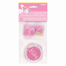 Load image into Gallery viewer, Baby Shower Cupcake Kit (24ct)
