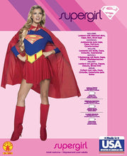 Load image into Gallery viewer, Supergirl Adult Costume
