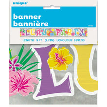 Load image into Gallery viewer, Luau Foil Party Banner (2.7m)
