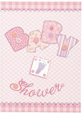 Load image into Gallery viewer, Baby Pink Stitching Invites (8ct)

