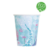 Load image into Gallery viewer, Mermaid 9oz FSC Paper Cups, 8ct
