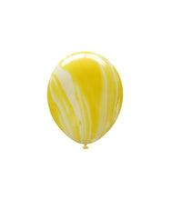 Load image into Gallery viewer, Yellow Marble Latex Balloon 11&quot;
