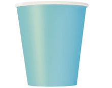 Load image into Gallery viewer, Terrific Teal Solid 9oz FSC Paper Cups, 14ct
