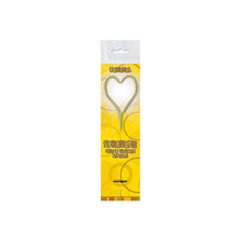 Load image into Gallery viewer, Heart Shaped Sparkler, Gold
