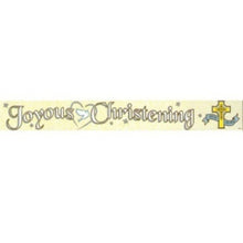 Load image into Gallery viewer, Joyous Christening Foil Banner
