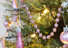 Load image into Gallery viewer, Metallic Light Pink Bead Garland - 4.5m

